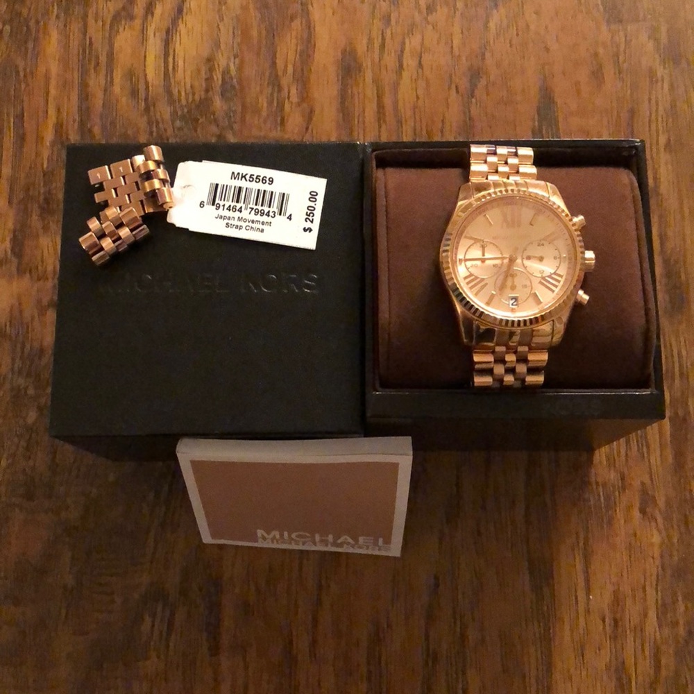 Michael Kors Rose Gold Lexington Watch